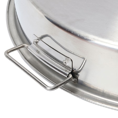 不锈钢圆盘 厨房食物容器 双拉手设计防烫手圆盘厂家直销批发